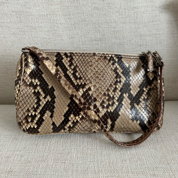 Vintage Ferragamo Snakeskin Python Shoulder Bag - Picture 6 of 12